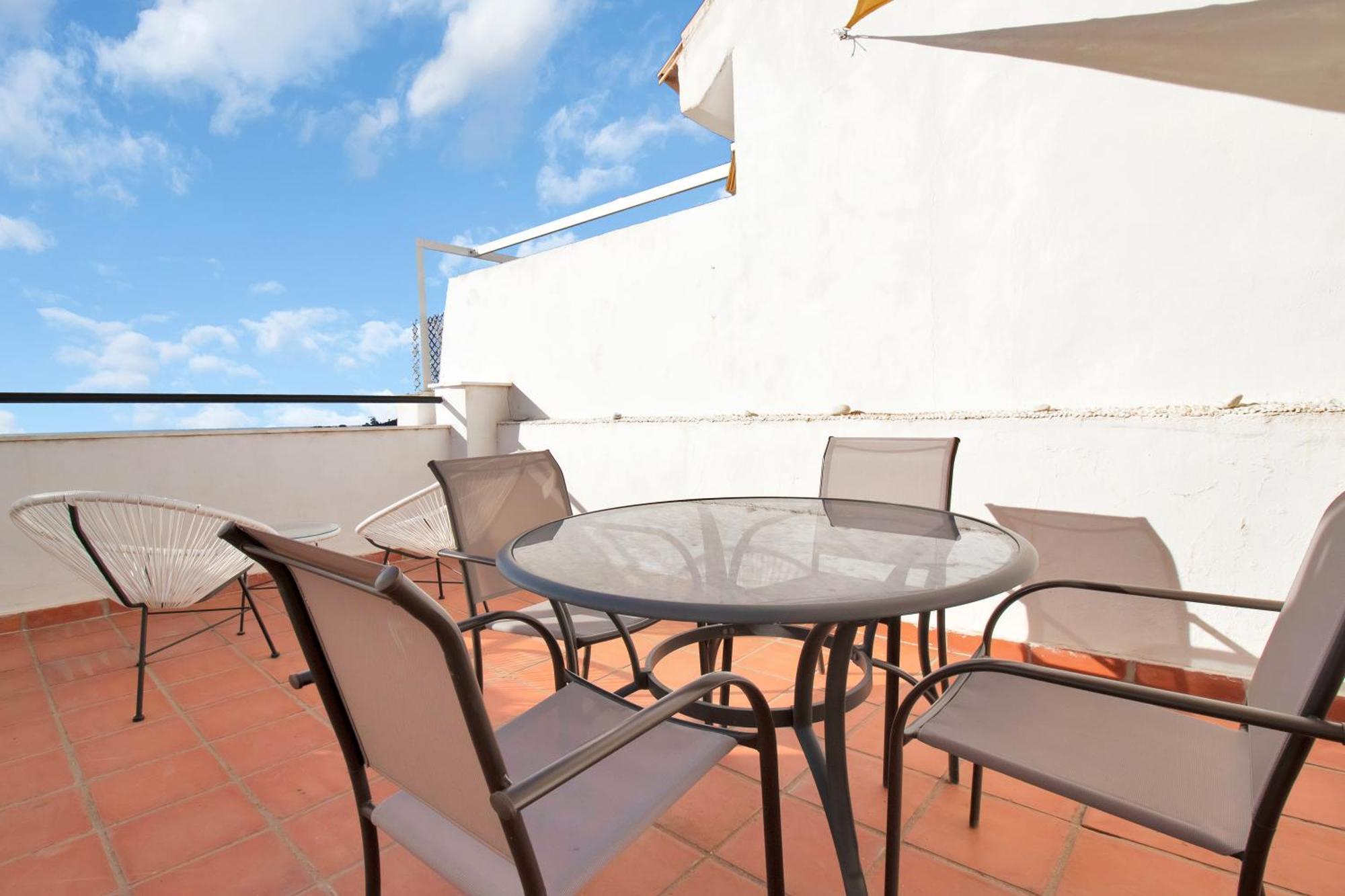 Ferienwohnung Duplex Estilo Boho Con Increible Terraza Y Vistas Al Mar En Estepona - Las Abejeras 609 Exterior foto