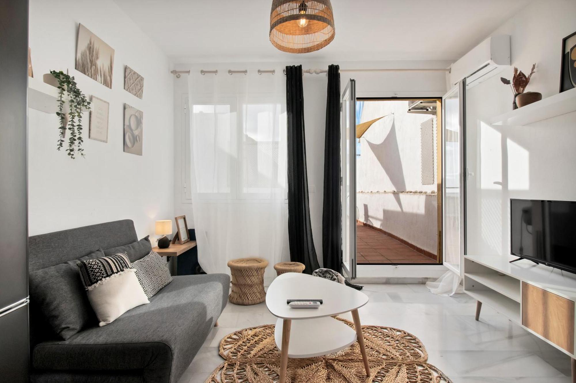 Ferienwohnung Duplex Estilo Boho Con Increible Terraza Y Vistas Al Mar En Estepona - Las Abejeras 609 Exterior foto